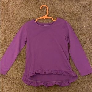 Long sleeve purple shirt